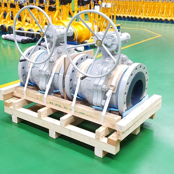 B2TR : 2 Piece Trunnion Ball valve